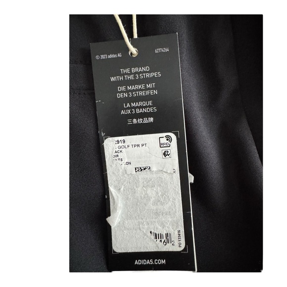 Adidas Men’s Golf Tapered Pants – Regular‎ Fit – Black - Picture 14 of 15